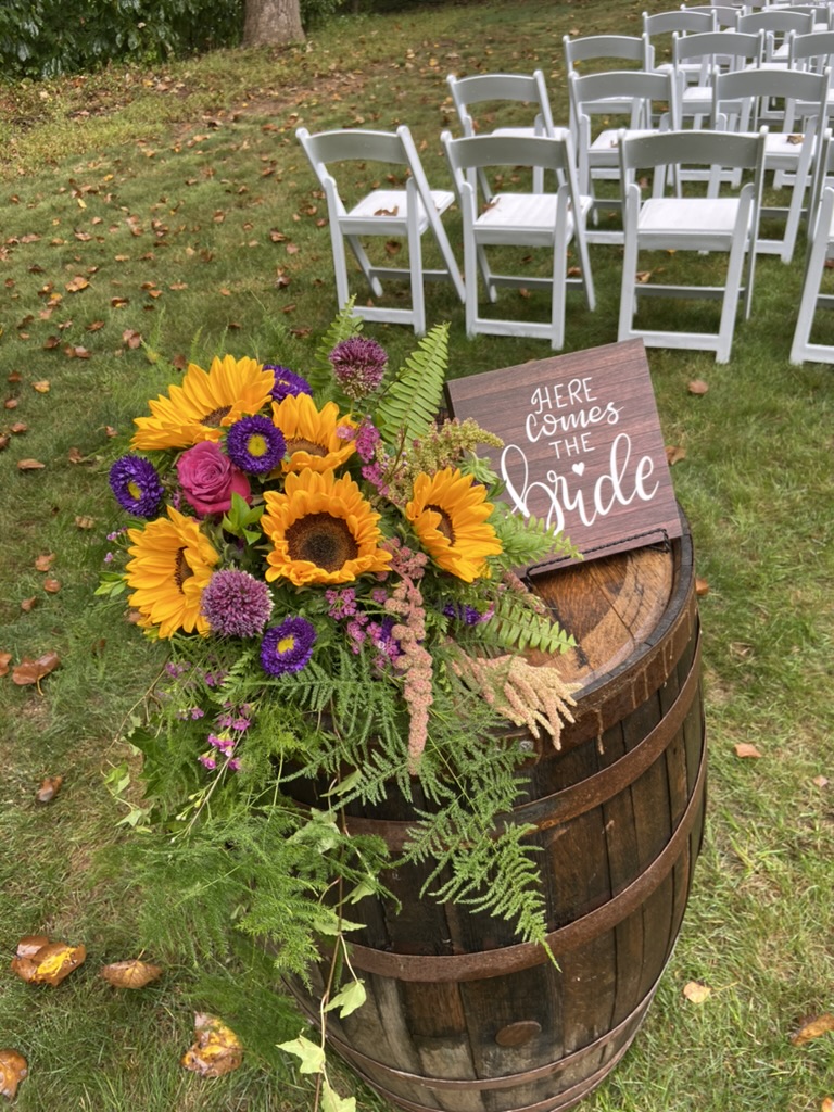 Wedding floral design by Edward Berkoski